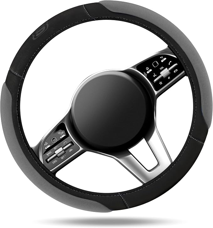 Skechers Steering Wheel Cover, 14.5-15 Inch Universal Memory Foam Car Steering - Image 4