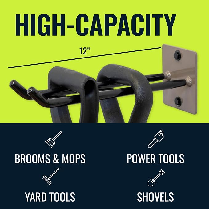 StoreYourBoard Tool Organizer Hook, Wall Mount Garage Storage, Tool Storage - Image 2