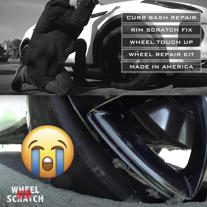 Matte Black Rim Touch Up Paint, Car Wheel Scratch Repair, Wheel Touch Up Paint - Image 2