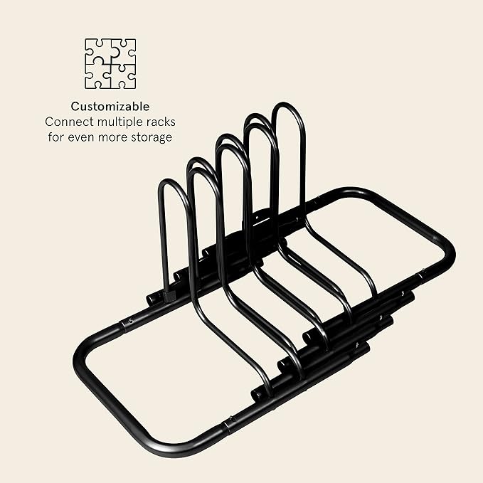Retrospec Stash Rack 2, 4 & 5 Bike Floor Stand Bicycle Storage Organizer - Image 3