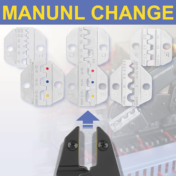 haisstronica 6PCS Crimping Tool Set - Image 5