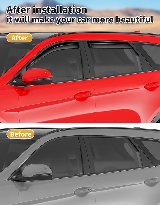 in-Channel Window Rain Guards Fit - Image 5