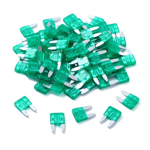 100 Pack Auto Fuses 30 AMP APM/ATM 32V Mini Blade Style Fuses 30A Short Circuit by JESUNK