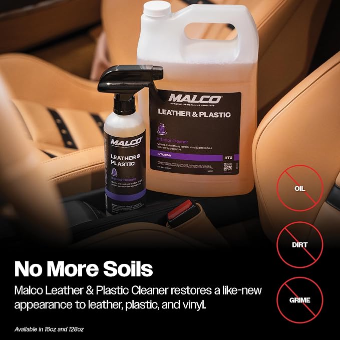 Malco Leather & Plastic Cleaner – Penetrates Deep to Remove Dirt, Grime and - Image 7