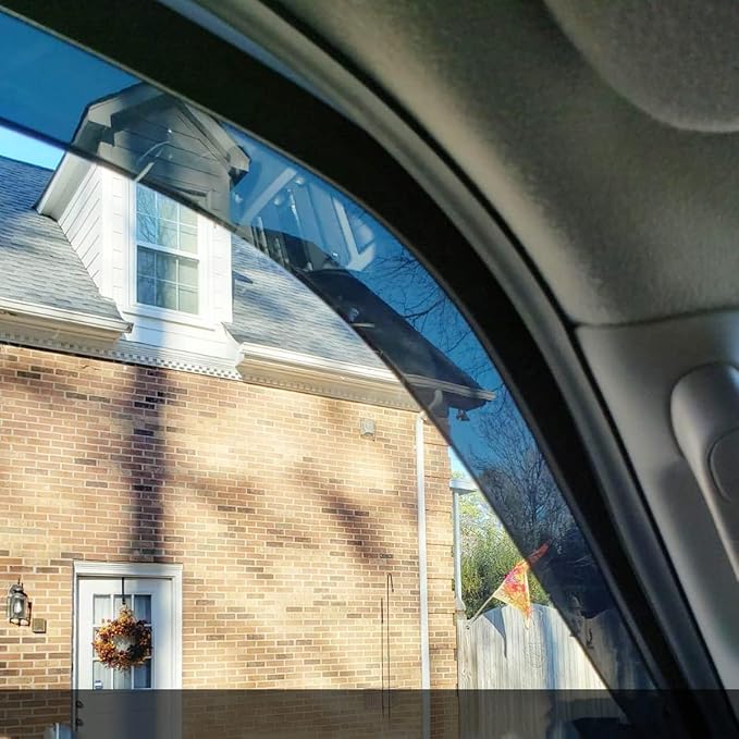 4pcs Outside Mount Style Window Rain Guards Durable Side Window Wind Deflectors - Image 6