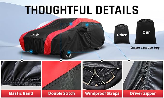 SUV Cover Waterproof All Weather Protection - Image 4