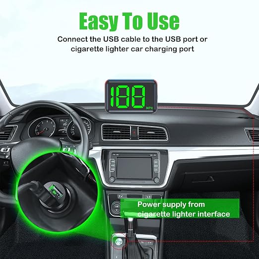 GPS Digital Speedometer for Car MPH, Universal HUD Speed Meter - Image 5