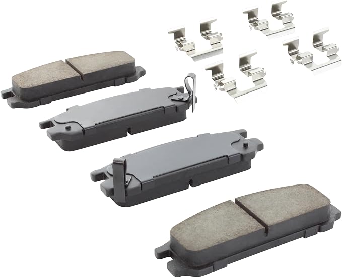 Premium Semi-Metallic Rear Brake Pads Replacement - Image 2