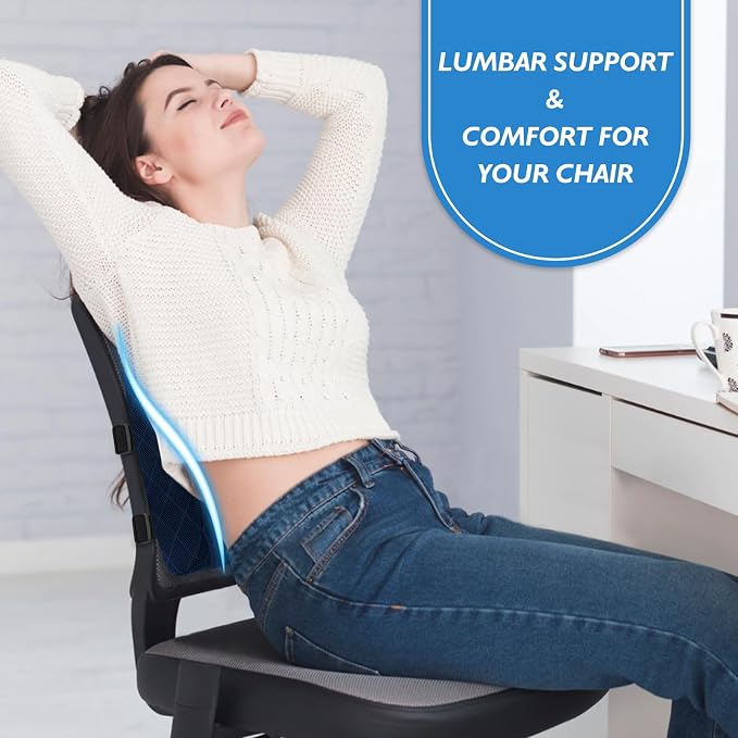 Lumbar Support Pillow for Office Chair Back Support Lumbar Pillow for Car - Image 7