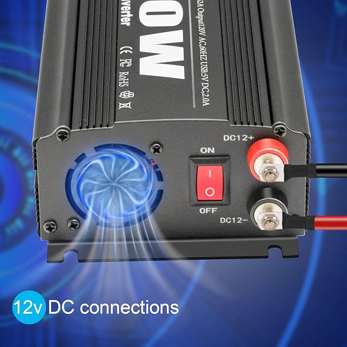 800W Power Inverter DC 12V to AC 110V Car Inverter Adapter Converter - Image 4