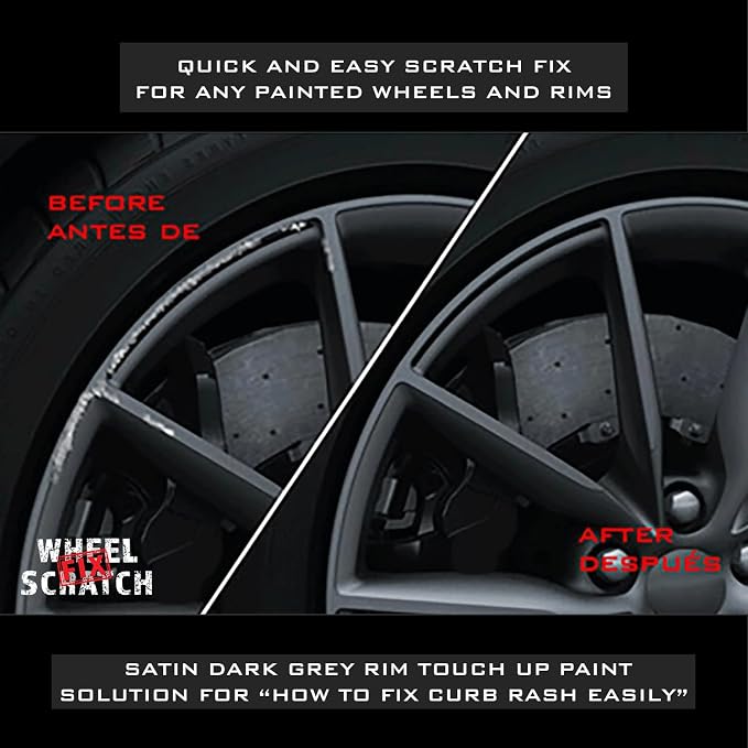 Gray Rim Touch Up Paint, Car Wheel Scratch Repair, Wheel Touch Up Paint Pen - Image 3