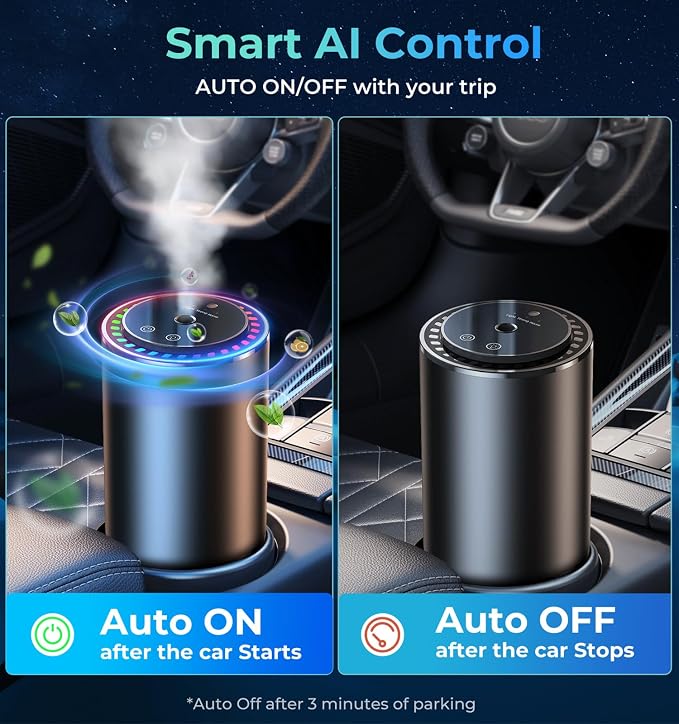 Smart Car Air Fresheners, New Smell Experience Car Freshener Essential Oil - Image 2