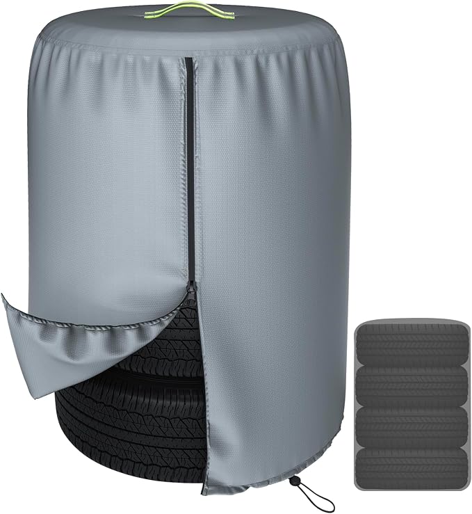 Durable 600D Tire Storage Bag, Large Tyre Dust Protective Cover by Tuszom