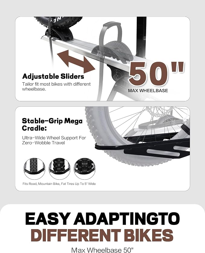 200 LBS. Hitch Mount Ebike Rack - Image 6