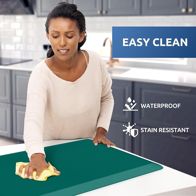 KitchenClouds Kitchen Mat Cushioned Anti Fatigue Rug 17.3"x28" Waterproof - Image 3