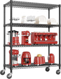 IZEUK Garage Shelving Wide Storage Shelves 4 Tier Metal Shelves Heavy Duty by Unknown