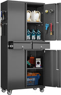 71" Metal Garage Storage Cabinet by SUXXANFurniture