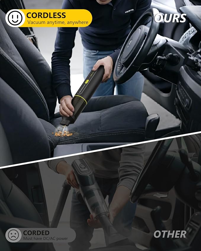 NEVERLAND Car Vacuum Portable Cordless - Image 9