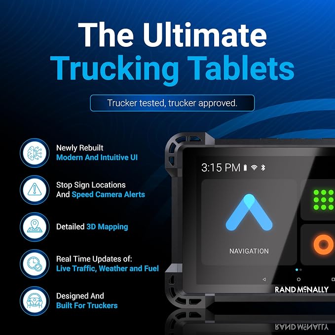 Rand McNally RANDTAB7 7-inch GPS Truck Navigator - Image 3