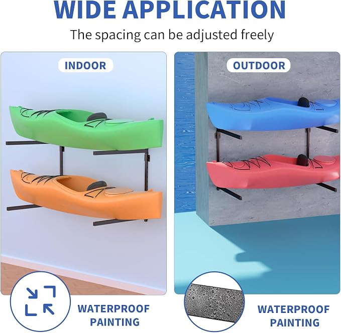 Wall Mounted Kayak Storage Rack, Kayak Racks - Image 4
