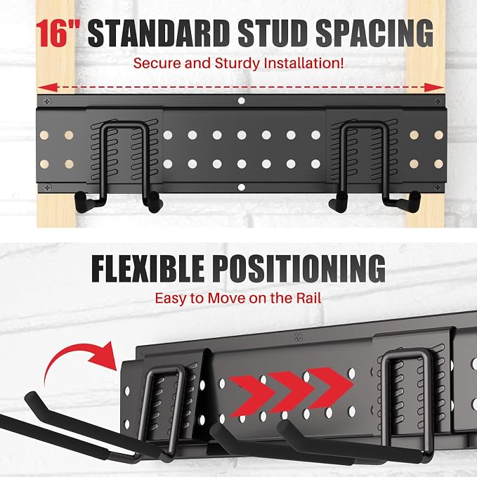 Garage Tool Organizer Wall Mount 64 inches - Image 8