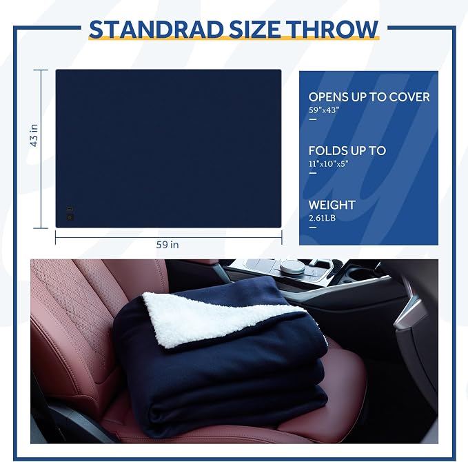 Sealy 12-Volt Heated Car Blanket - Image 7