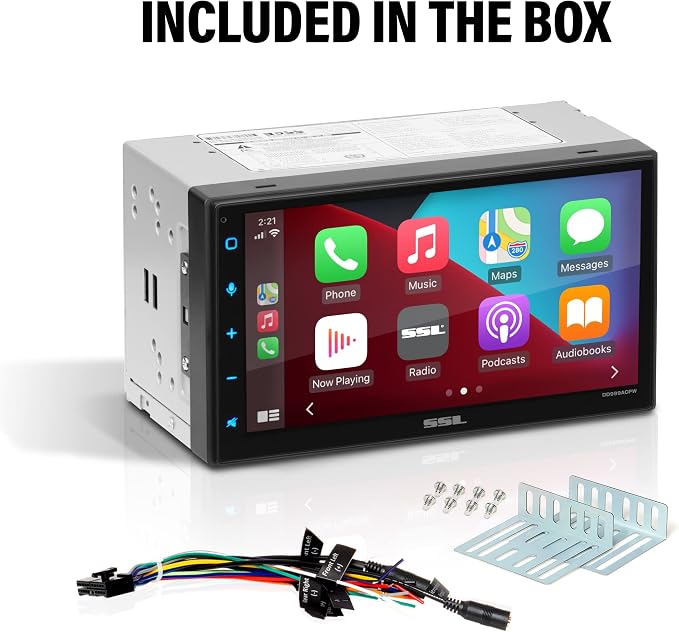 Sound Storm Laboratories DD999ACPW Wireless Apple CarPlay Android Auto Car - Image 6