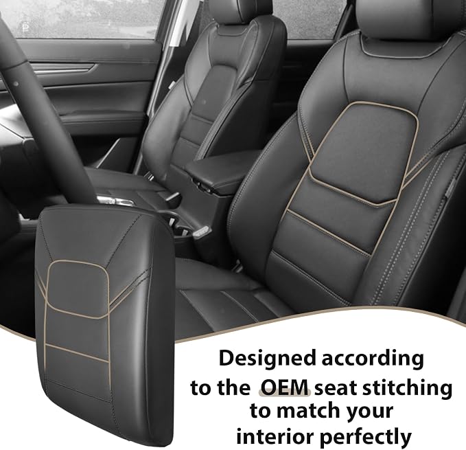 Muslogy Armrest Pad Center Console Cover Compatible - Image 3