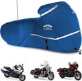 Rosefray Motorcycle Cover with Side Box Heavy Duty 600D Waterproof by Rosefray