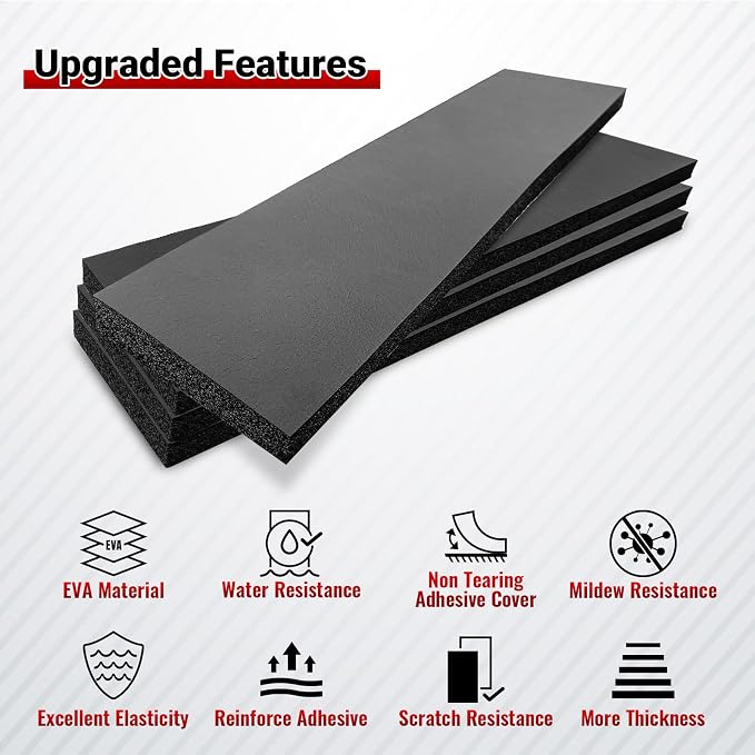 ROBLOCK 4 PCS Garage Wall Protector 17.5x4 inch, Self Adhesive Garage Wall - Image 3