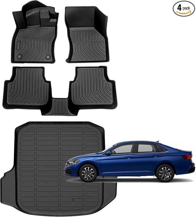 for Volkswagen Jetta Floor Mats 2025 2019-2024, Car Mats by Norand