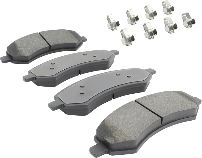 Premium Semi-Metallic Front Brake Pads Compatible - Image 2