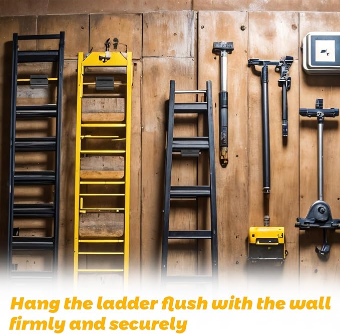 Heavy-Duty Ladder Hanger-Wall Mount Ladder Hooks - Image 5