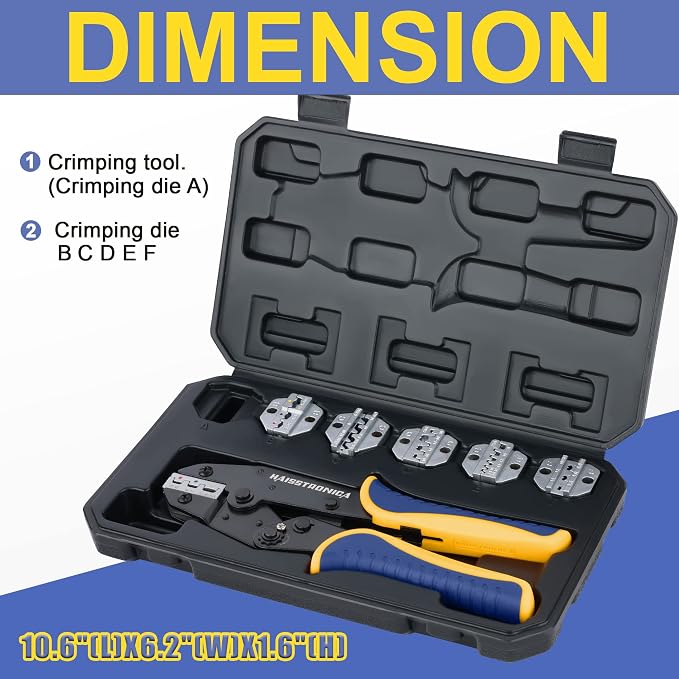 haisstronica 6PCS Crimping Tool Set - Image 3