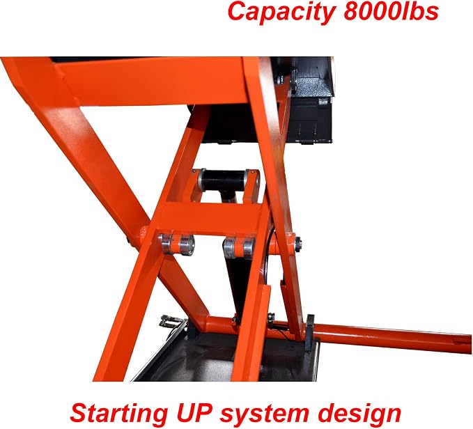 Mid Rise Scissor Lift 8000lbs Penumatic Release Auto Lift 220V/1PH Automotive - Image 4