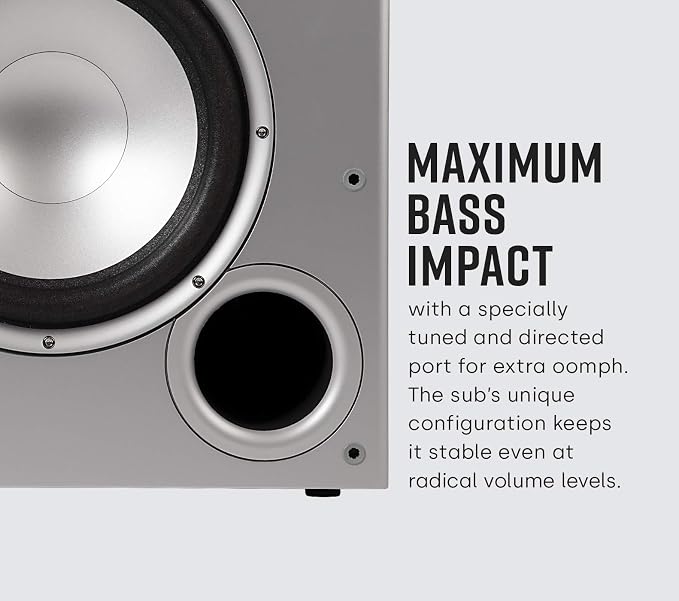 Polk Audio PSW10 10" Powered Subwoofer – Power Port Technology, Big Bass in - Image 3