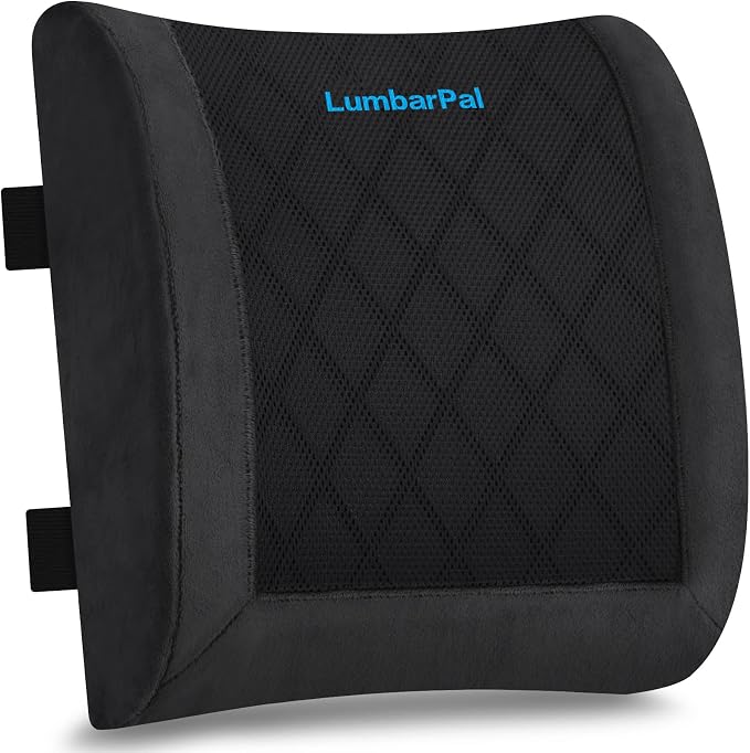 Lumbar Support Pillow for Office Chair Back Support Lumbar Pillow for Car by TushGuard