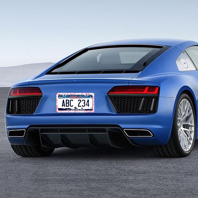 Pink Butterfly License Plate Frame Funny Animal License Plate Frames Stainless - Image 5