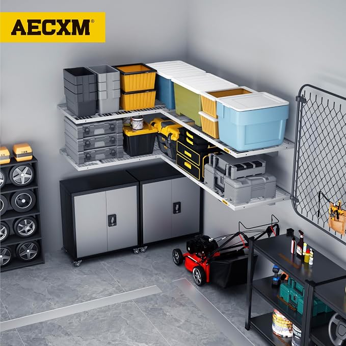 1.64x4ft 2Pack Wire Shelving Unit Heavy Duty Garage Storage Shelves Wall - Image 7
