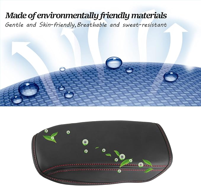 SKTU for 2013-2019 Volkswagen VW Golf 7 MK7 MK7.5 Central Console Armrest Rest - Image 3