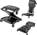 Powerbuilt 42-Inch Triplex Folding Creeper, Rolling Seat, and Brake Stool by PowerbuiltTools