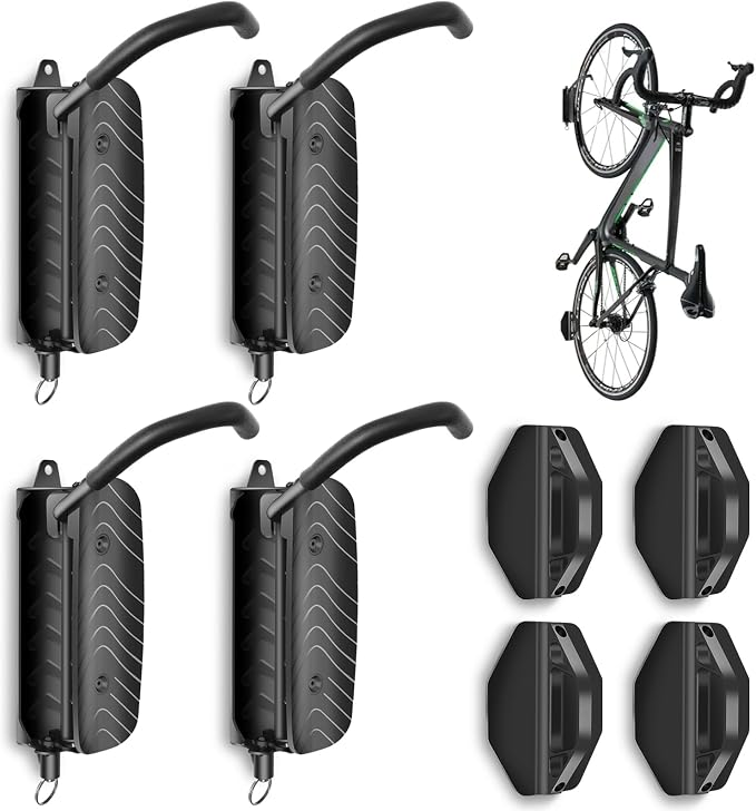 MILADO Wall Bike Rack, Swivel Bike Wall Mount by MILADO