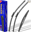 3 wipers Replacement for 2012-2017 Buick Enclave, Windshield Wiper Blades by ROOPPA