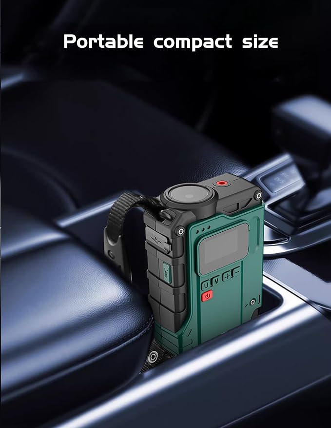 Portable Car Jump Starter with Air Compressor - Image 8