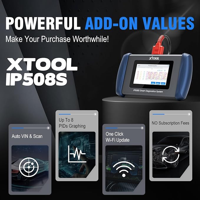 OBD2 Scanner Diagnostic Tool XTOOL IP508S: Code Reader - Image 8