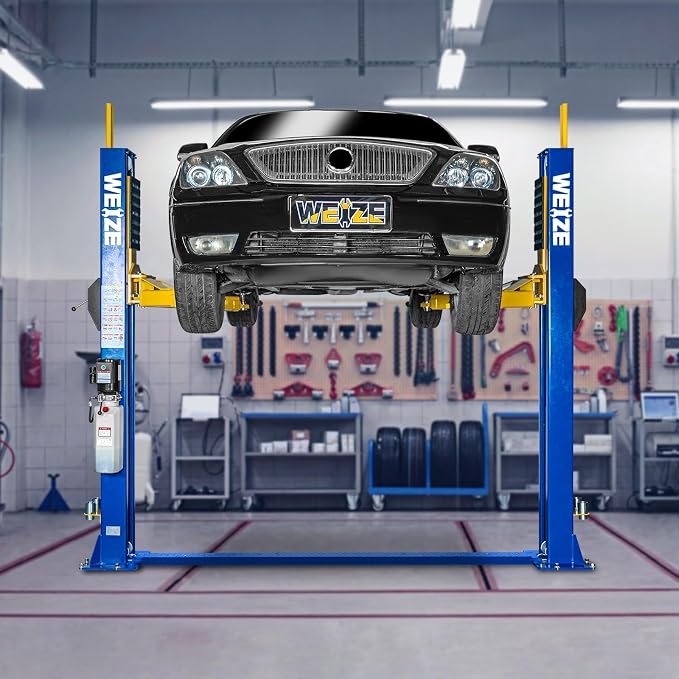 WEIZE 2 Post Automotive Car Lift, 000 lbs Capacity, 220V 4HP Powerful Motor - Image 8