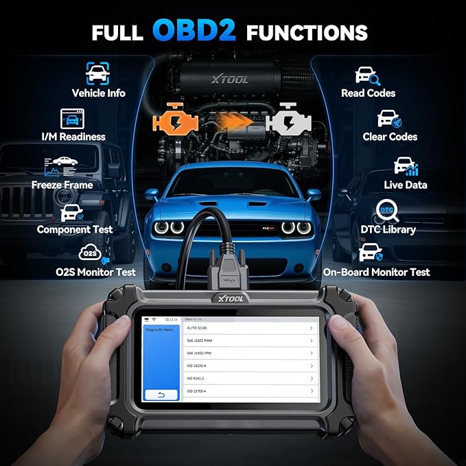 XTOOL IP500 for Jeep OBD2 Scanner, Full Systems Bi-Directional Scan Tool for - Image 4