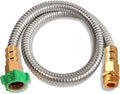 Metal Short Garden Hose 2 ft, Flexible Stainless Steel Garden Hose 2 ft by Sunifier