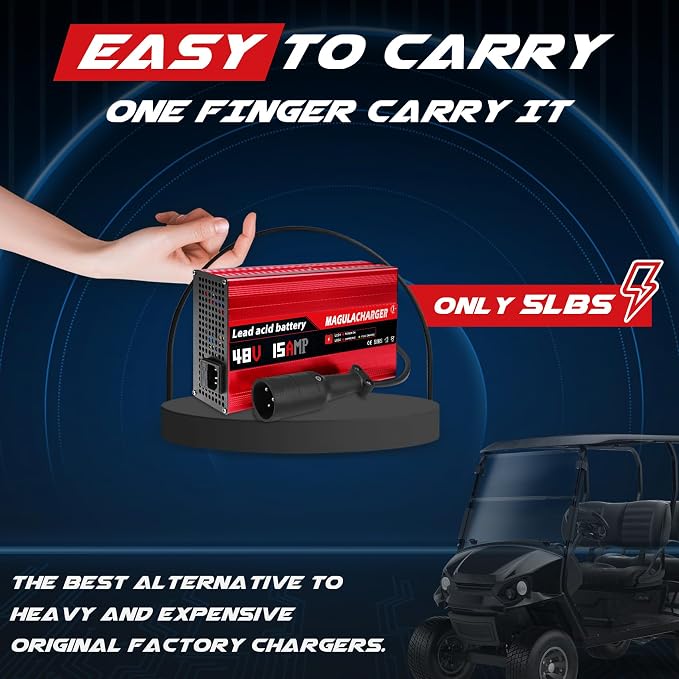 Magula 48 Volt 15 Amp Golf Cart Battery Charger - Image 4