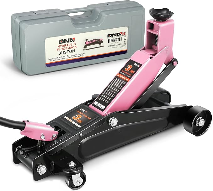 DNA MOTORING 3 Ton Low Profile Floor Jack, 3 tons Capacity Fast Lift Hydraulic by DNAMOTORING-Tools